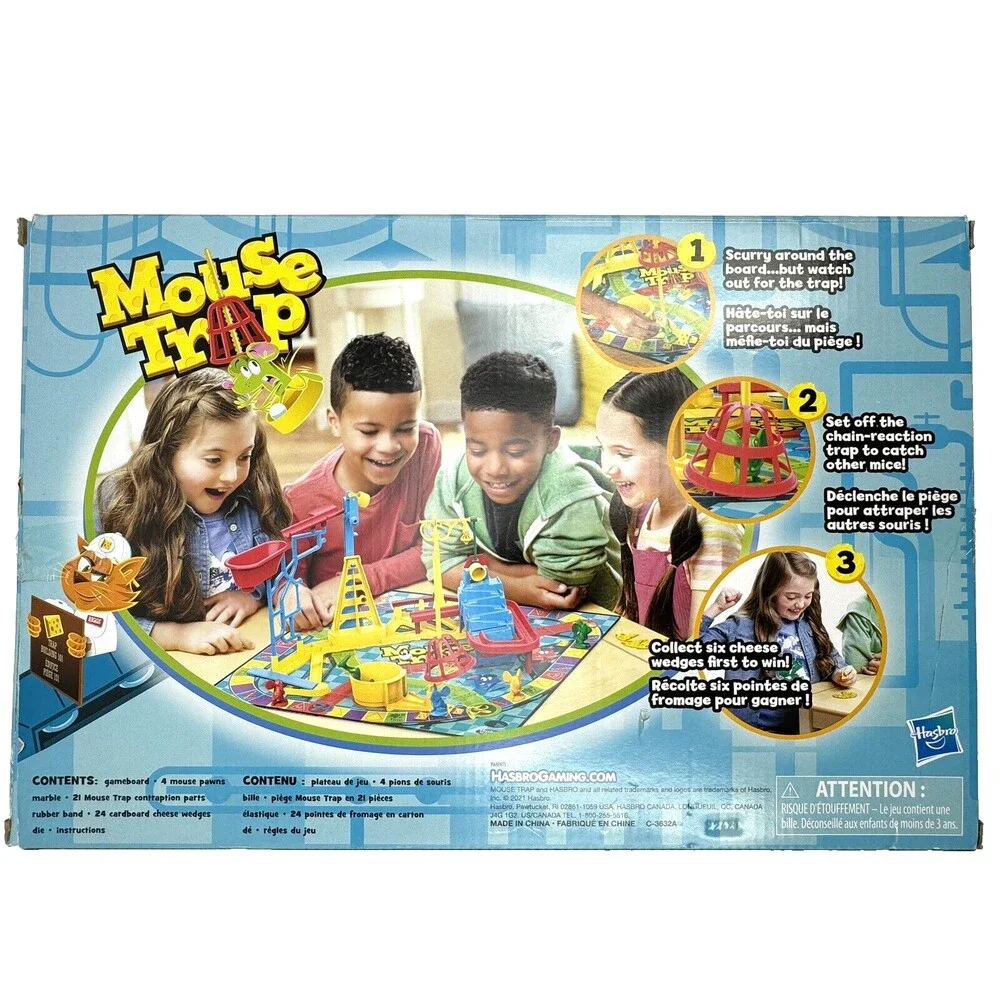 Mousetrap Mouse Trap Board Game Kids Family Complete Christmas Birthday Goldberg - Picture 3 of 12